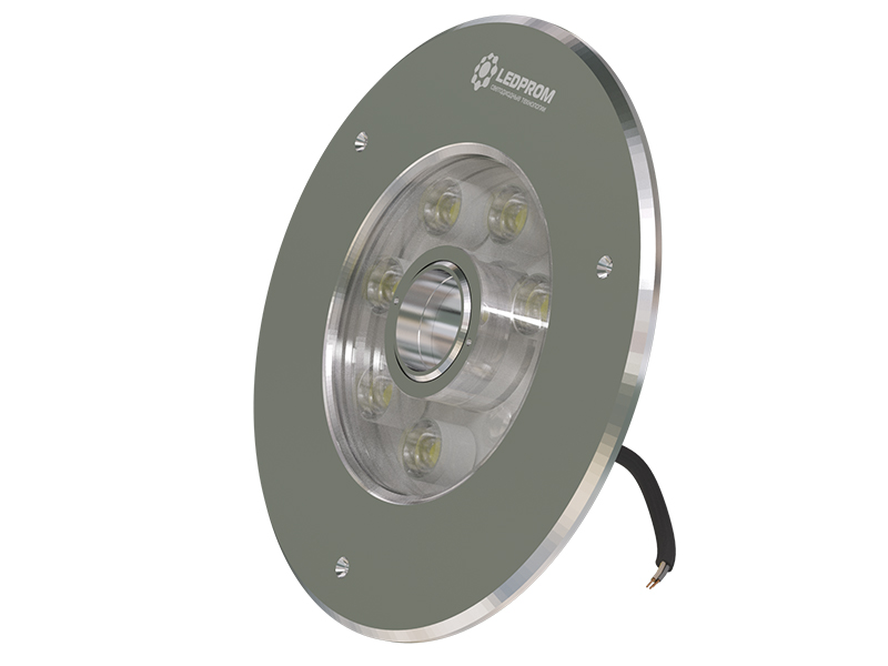 Подводный светодиодный светильник LP GBZ 200/6/24 RGBW AISI 304