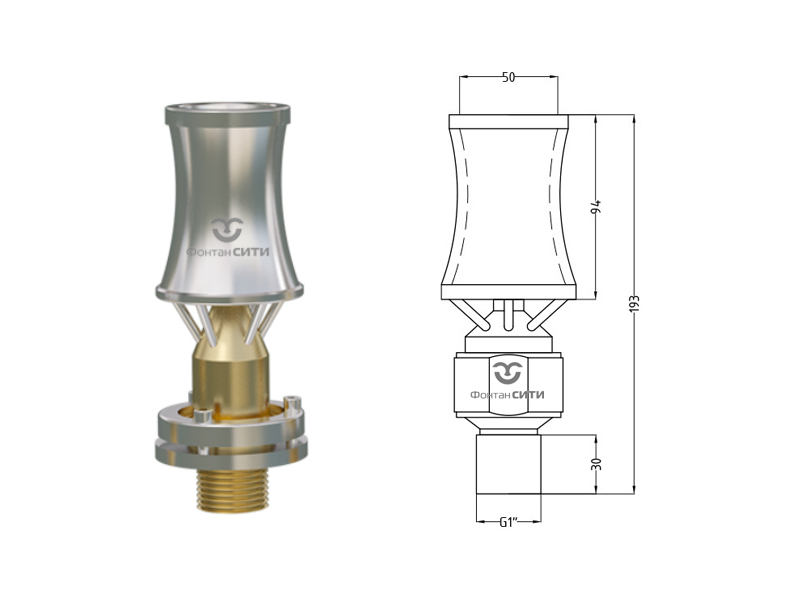 Фонтанная насадка FC "Каскад"