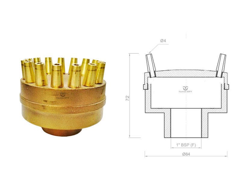 Фонтанная насадка FCI "Bouquet"