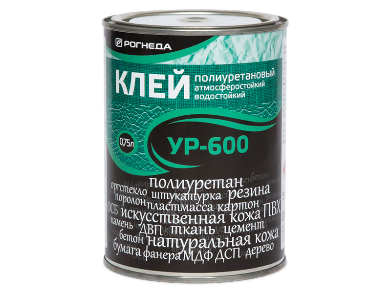 Клей ПВХ УР-600 0,75 л.