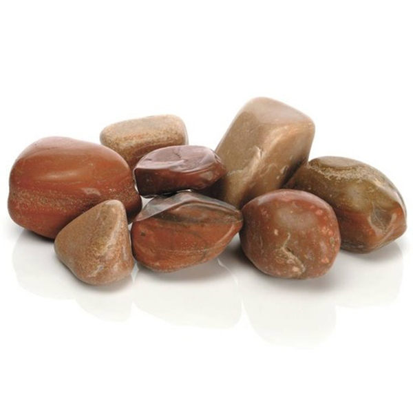Красная мраморная галька "BIORB" Marble pebble set red