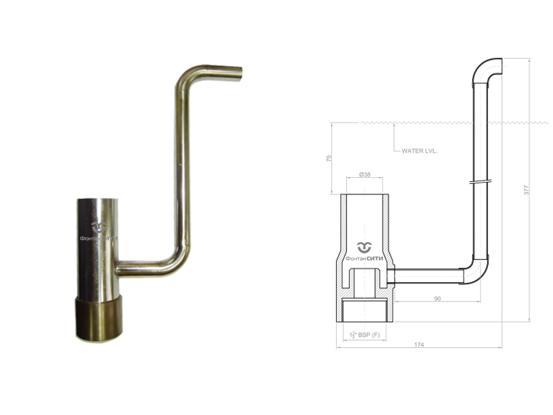 Фонтанная насадка FC "Бублер"