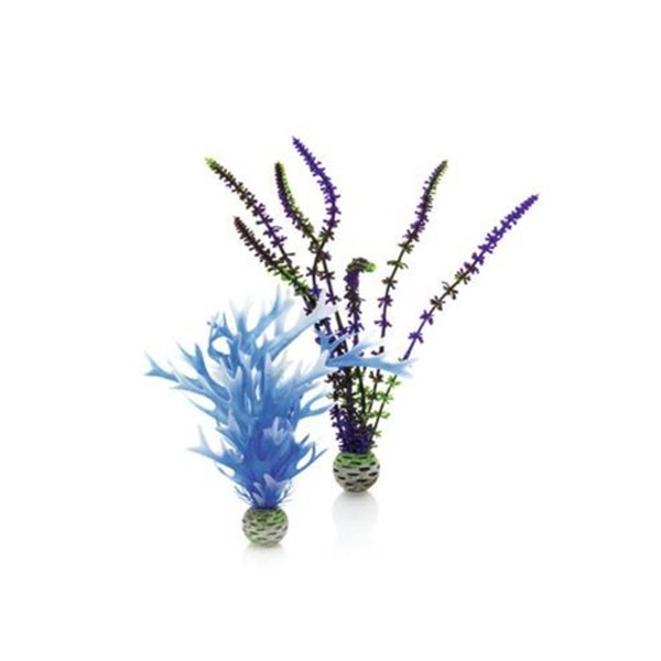 Набор декор. растений "BIORB" "Plant set medium blue & purple"