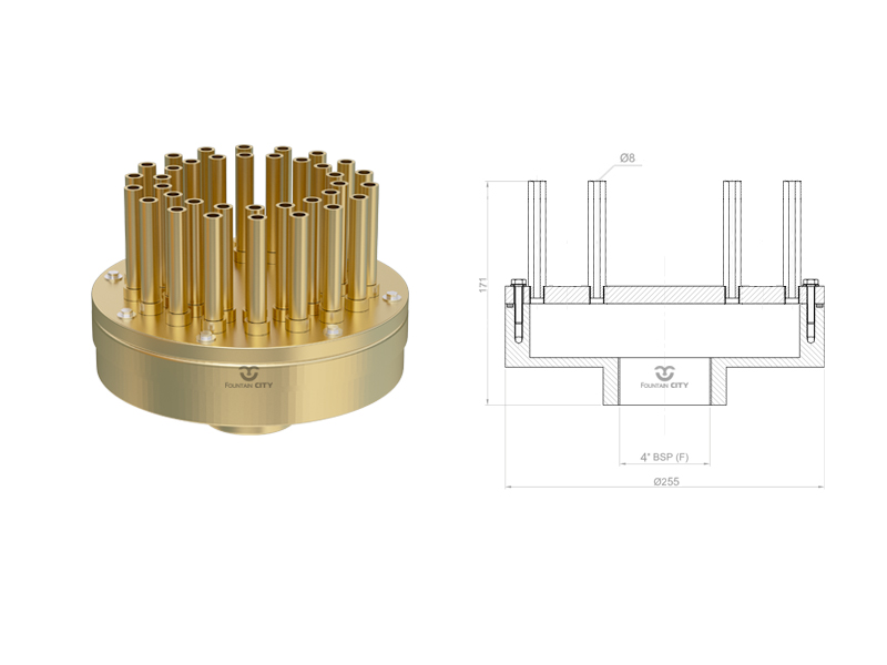 Фонтанная насадка FCI 255 "Waterspout"