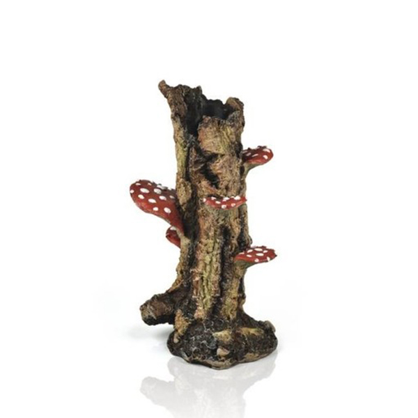 Декоративная фигура "Пень с грибами" "BIORB" Mushroom trunk ornament