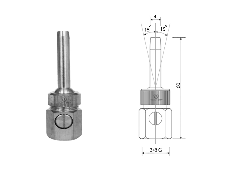 Фонтанная насадка FCH "Комета регулируемая"