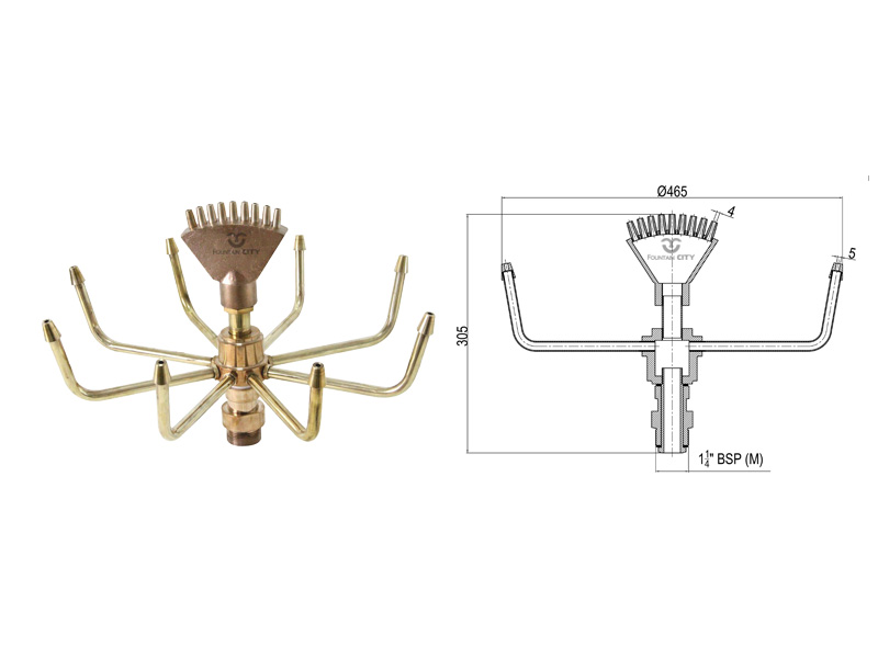 Фонтанная насадка FCI "Flash"