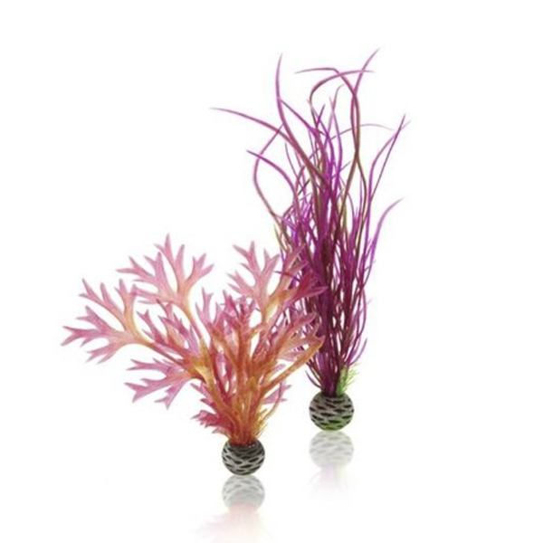 Набор декор. растений "BIORB" "Plant set medium red & pink"