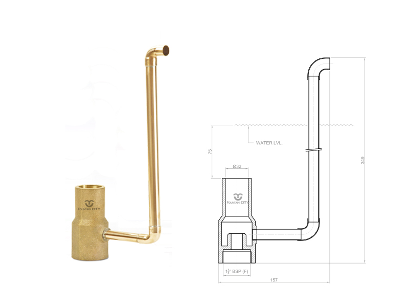 Фонтанная насадка FCI "Bubler"