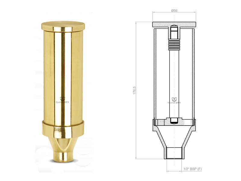 Фонтанная насадка FCI "Dome"