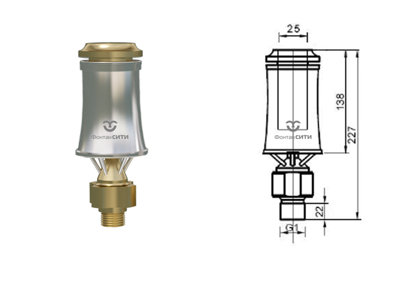 Фонтанная насадка FC "Гейзер"